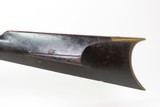1850s STARK COUNTY, OHIO Antique P.H. SCHANTZ LONG RIFLE .46 caliber OHIO MADE American Pioneer Rifle - 25 of 25
