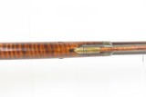 1850s STARK COUNTY, OHIO Antique P.H. SCHANTZ LONG RIFLE .46 caliber OHIO MADE American Pioneer Rifle - 11 of 25