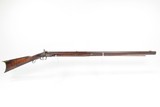 1850s STARK COUNTY, OHIO Antique P.H. SCHANTZ LONG RIFLE .46 caliber OHIO MADE American Pioneer Rifle - 2 of 25