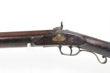 1850s STARK COUNTY, OHIO Antique P.H. SCHANTZ LONG RIFLE .46 caliber OHIO MADE American Pioneer Rifle - 24 of 25