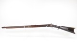 1850s STARK COUNTY, OHIO Antique P.H. SCHANTZ LONG RIFLE .46 caliber OHIO MADE American Pioneer Rifle - 20 of 25