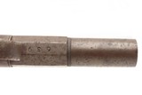 Engraved ALLEN & THURBER Antique BAR HAMMER Percussion Double Action Pistol CIVIL WAR ERA American Single Shot Sidearm - 5 of 16
