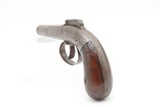 Engraved ALLEN & THURBER Antique BAR HAMMER Percussion Double Action Pistol CIVIL WAR ERA American Single Shot Sidearm - 16 of 16