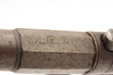 Engraved ALLEN & THURBER Antique BAR HAMMER Percussion Double Action Pistol CIVIL WAR ERA American Single Shot Sidearm - 10 of 16
