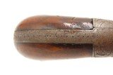 Engraved ALLEN & THURBER Antique BAR HAMMER Percussion Double Action Pistol CIVIL WAR ERA American Single Shot Sidearm - 9 of 16