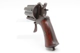 ENGRAVED Antique BELGIAN 9mm Pinfire LEFAUCHEUX Style PEPPERBOX RevolverNice FOLDING TRIGGER 6-Shot SELF DEFENSE Sidearm - 13 of 13