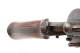 ENGRAVED Antique BELGIAN 9mm Pinfire LEFAUCHEUX Style PEPPERBOX RevolverNice FOLDING TRIGGER 6-Shot SELF DEFENSE Sidearm - 8 of 13