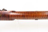 c1850s Antique BUFFALO LONG RIFLE by J.W. VAN METER DARKE COUNTY, OHIO .65
25 LB. HEAVY LARGE BORE OCTAGONAL - 10 of 25