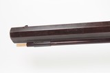 c1850s Antique BUFFALO LONG RIFLE by J.W. VAN METER DARKE COUNTY, OHIO .65
25 LB. HEAVY LARGE BORE OCTAGONAL - 19 of 25