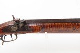 c1850s Antique BUFFALO LONG RIFLE by J.W. VAN METER DARKE COUNTY, OHIO .65
25 LB. HEAVY LARGE BORE OCTAGONAL - 5 of 25