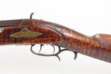 c1850s Antique BUFFALO LONG RIFLE by J.W. VAN METER DARKE COUNTY, OHIO .65
25 LB. HEAVY LARGE BORE OCTAGONAL - 22 of 25