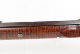 c1850s Antique BUFFALO LONG RIFLE by J.W. VAN METER DARKE COUNTY, OHIO .65
25 LB. HEAVY LARGE BORE OCTAGONAL - 21 of 25