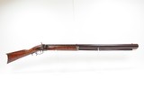 c1850s Antique BUFFALO LONG RIFLE by J.W. VAN METER DARKE COUNTY, OHIO .65
25 LB. HEAVY LARGE BORE OCTAGONAL - 2 of 25