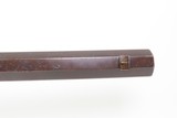 c1850s Antique BUFFALO LONG RIFLE by J.W. VAN METER DARKE COUNTY, OHIO .65
25 LB. HEAVY LARGE BORE OCTAGONAL - 13 of 25