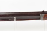 c1850s Antique BUFFALO LONG RIFLE by J.W. VAN METER DARKE COUNTY, OHIO .65
25 LB. HEAVY LARGE BORE OCTAGONAL - 20 of 25