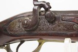 ENGRAVED Antique J. WRIGHT Half Stock Percussion HOMESTEAD/HUNTING Rifle
.50 Caliber GAME GETTING Rifle w/ “C. BAKER” Lock - 8 of 25