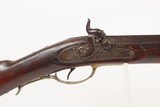 ENGRAVED Antique J. WRIGHT Half Stock Percussion HOMESTEAD/HUNTING Rifle
.50 Caliber GAME GETTING Rifle w/ “C. BAKER” Lock - 6 of 25