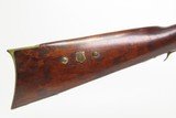ENGRAVED Antique J. WRIGHT Half Stock Percussion HOMESTEAD/HUNTING Rifle
.50 Caliber GAME GETTING Rifle w/ “C. BAKER” Lock - 7 of 25