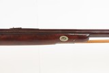 ENGRAVED Antique J. WRIGHT Half Stock Percussion HOMESTEAD/HUNTING Rifle
.50 Caliber GAME GETTING Rifle w/ “C. BAKER” Lock - 5 of 25