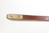 ENGRAVED Antique J. WRIGHT Half Stock Percussion HOMESTEAD/HUNTING Rifle
.50 Caliber GAME GETTING Rifle w/ “C. BAKER” Lock - 14 of 25