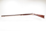 ENGRAVED Antique J. WRIGHT Half Stock Percussion HOMESTEAD/HUNTING Rifle
.50 Caliber GAME GETTING Rifle w/ “C. BAKER” Lock - 21 of 25