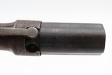 CIVIL WAR Era UNION ARMS Co. Antique W.W. MARSTON .32 Percussion PEPPERBOX
ENGRAVED Bar Hammer .32 Caliber SELF DEFENSE Gun - 7 of 15
