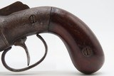 CIVIL WAR Era UNION ARMS Co. Antique W.W. MARSTON .32 Percussion PEPPERBOX
ENGRAVED Bar Hammer .32 Caliber SELF DEFENSE Gun - 13 of 15
