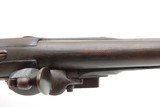 Antique DUTCH/BELGIAN Sea Service Style Flintlock DRAGOON MILITARY Pistol
.69 Caliber Naval Pistol Made Circa 1830s in Liege - 10 of 20