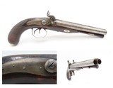 c1830s PHILADELPHIA, PENNSYLVANIA Antique HOWDAH Type Pistol PROSPER VALLEÉ Large .60 Caliber Sidearm for the Frontier - 1 of 18