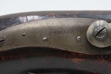 c1830s PHILADELPHIA, PENNSYLVANIA Antique HOWDAH Type Pistol PROSPER VALLEÉ Large .60 Caliber Sidearm for the Frontier - 5 of 18