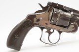 1880s mfr. Antique SMITH & WESSON .44 Double Action “FRONTIER” .44 RUSSIANNickel & Blue Finish - 5 of 17