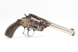 1880s mfr. Antique SMITH & WESSON .44 Double Action “FRONTIER” .44 RUSSIANNickel & Blue Finish - 15 of 17