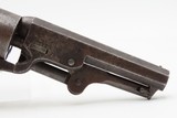 1868 mfr. Antique COLT Model 1849 POCKET Revolver STAGECOACH CYLINDER SCENE .31 Caliber - 3 of 19