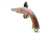 Antique DUTCH/BELGIAN Sea Service Style Flintlock DRAGOON MILITARY Pistol
.69 Caliber Naval Pistol Made Circa 1830s in Liege - 18 of 18