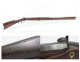 QUINTESSENTIAL FRONTIER Antique SLOTTER & CO of PHILADELPHIA .54 Long Rifle Large Bore Plains, Mountain, Pioneer, Trapper - 1 of 25