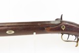 QUINTESSENTIAL FRONTIER Antique SLOTTER & CO of PHILADELPHIA .54 Long Rifle Large Bore Plains, Mountain, Pioneer, Trapper - 22 of 25