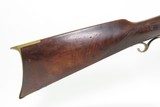 QUINTESSENTIAL FRONTIER Antique SLOTTER & CO of PHILADELPHIA .54 Long Rifle Large Bore Plains, Mountain, Pioneer, Trapper - 6 of 25
