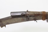 MASSIVE 1700s Antique Northern India TORADAR MATCHLOCK Musket HAND CANNON
MUGHAL EMPIRE Indian with LONG 59-1/2 Inch Barrel - 6 of 25