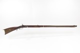 OHIO VALLEY Antique LEVI BIDDLE Half-Stock Percussion American LONG RIFLE
SCARCE Mid-1800s DOUBLE PATCH BOX Frontier - 2 of 25