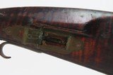 OHIO VALLEY Antique LEVI BIDDLE Half-Stock Percussion American LONG RIFLE
SCARCE Mid-1800s DOUBLE PATCH BOX Frontier - 25 of 25