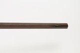 OHIO VALLEY Antique LEVI BIDDLE Half-Stock Percussion American LONG RIFLE
SCARCE Mid-1800s DOUBLE PATCH BOX Frontier - 15 of 25