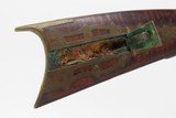 OHIO VALLEY Antique LEVI BIDDLE Half-Stock Percussion American LONG RIFLE
SCARCE Mid-1800s DOUBLE PATCH BOX Frontier - 9 of 25