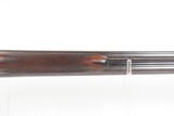 ENGRAVED British D.V. JOHNSTONE Double Barrel SxS C&R HAMMERLESS Shotgun
SPORTING GUN of CLABROUGH and JOHNSTON Lineage - 9 of 25