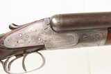 ENGRAVED British D.V. JOHNSTONE Double Barrel SxS C&R HAMMERLESS Shotgun
SPORTING GUN of CLABROUGH and JOHNSTON Lineage - 7 of 25