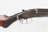 ENGRAVED British D.V. JOHNSTONE Double Barrel SxS C&R HAMMERLESS Shotgun
SPORTING GUN of CLABROUGH and JOHNSTON Lineage - 5 of 25