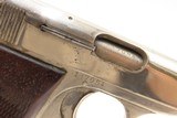 Belgian GERMAN OCCUPATION FN Model 1922 .32 ACP THIRD REICH C&R Pistol 7.65 “EAGLE/140” & “EAGLE/SWASTIKA” Proofed - 12 of 17
