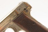Belgian GERMAN OCCUPATION FN Model 1922 .32 ACP THIRD REICH C&R Pistol 7.65 “EAGLE/140” & “EAGLE/SWASTIKA” Proofed - 5 of 17