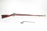 1869 Mfg. INDIAN WARS Antique U.S. SPRINGFIELD M1868 TRAPDOOR Rifle BAYONET Post-CIVIL WAR Single Shot MILITARY BREECH LOADER - 2 of 25