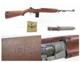 1943 mfr. World War II INLAND M1 Carbine with U.S.N. KA-BAR FIGHTING KNIFE
WW2, Korea, Vietnam