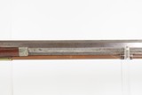 Mid-1800s Antique AMERICAN Half Stock Percussion HOMESTEAD/HUNTING Rifle
GAME GETTING .50 Caliber Rifle with ASHMORE LOCK - 4 of 25